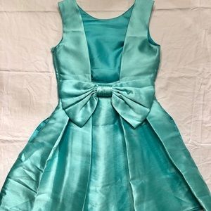 Kate Spade turquoise open back cocktail dress